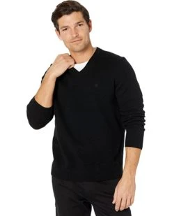 Calvin Klein Long Sleeve Solid Merino V-Neck | Sweaters