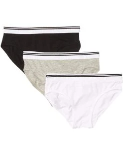 Calvin Klein Kids 3-Pack Bikini w/ Sock Waistband (Little Kids/Big Kids) | Underwear