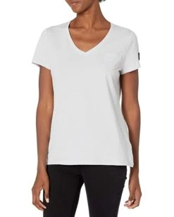 Calvin Klein Women's Short Sleeve Cropped Logo T-Shirt | Shirts & Tops -Calvin Klein Sales Shop 714FDh4TunL. AC SR736920