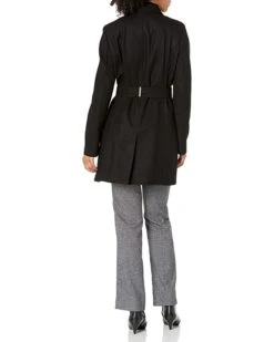 Calvin Klein Women's Single Breasted Wool Coat with Hood | Coats & Outerwear -Calvin Klein Sales Shop 714cHy 999L. AC SR736920