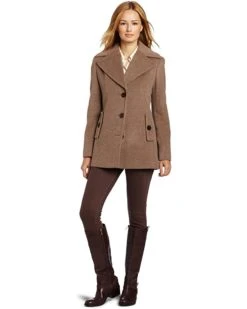 Calvin Klein Women's Single Breasted Wool Peacoat Jacket | Coats & Outerwear 7 Calvin Klein Women's Single Breasted Wool Peacoat Jacket | Coats & Outerwear -Calvin Klein Sales Shop 717tyLd3OmL. AC SR736920