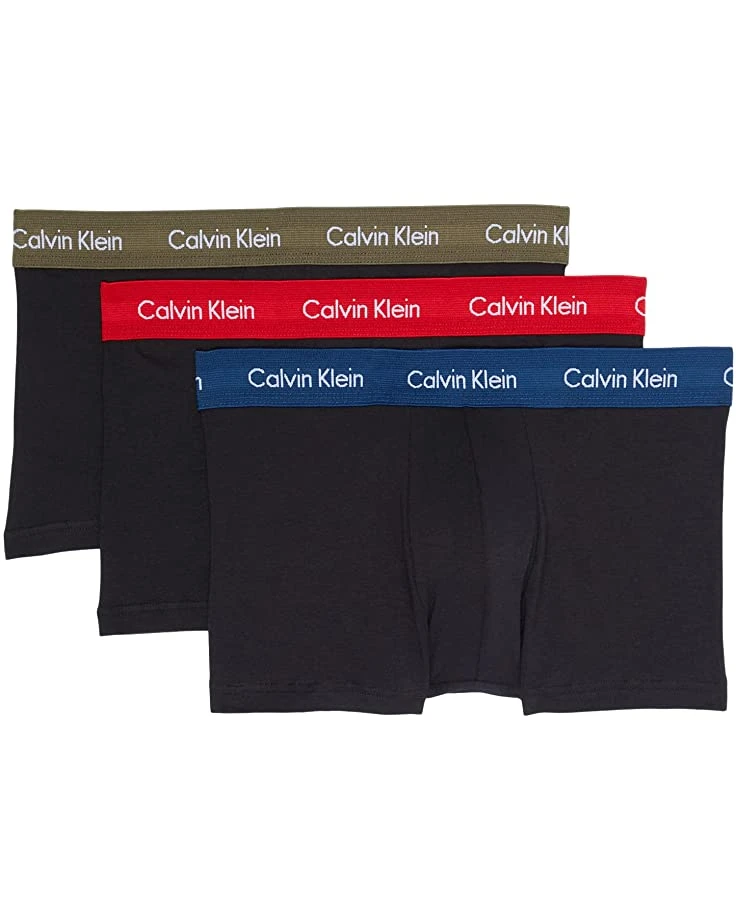 Calvin Klein Underwear Cotton Stretch Low Rise Trunks 3-Pack | Underwear 2 Calvin Klein Underwear Cotton Stretch Low Rise Trunks 3-Pack | Underwear - Image 2