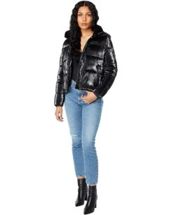 Calvin Klein Short Shine Puffer with Chest Zip | Coats & Outerwear -Calvin Klein Sales Shop 719bNDmLaL. AC SR736920