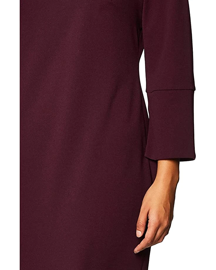 Calvin Klein Women's Solid Three Quarter Split Sleeved Sheath | Dresses 2 Calvin Klein Women's Solid Three Quarter Split Sleeved Sheath | Dresses - Image 2