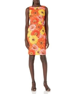 Calvin Klein Women's Sleeveless Scuba Starburst Sheath Dress | Dresses 5 Calvin Klein Women's Sleeveless Scuba Starburst Sheath Dress | Dresses -Calvin Klein Sales Shop 71ALPuLHULS. AC SR736920