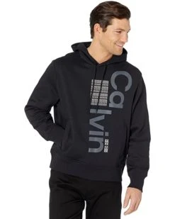 Calvin Klein Long Sleeve Broken Logo Pullover Hoodie | Hoodies & Sweatshirts