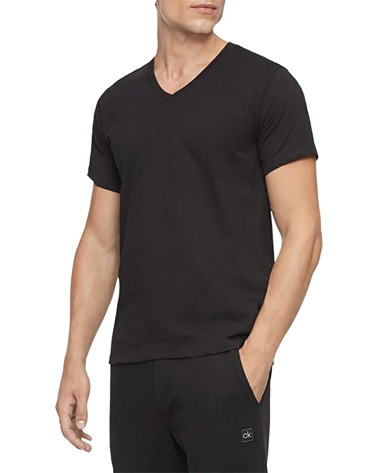 Calvin Klein Underwear Cotton Classics V-Neck 5-Pack | Shirts & Tops 2 Calvin Klein Underwear Cotton Classics V-Neck 5-Pack | Shirts & Tops - Image 2