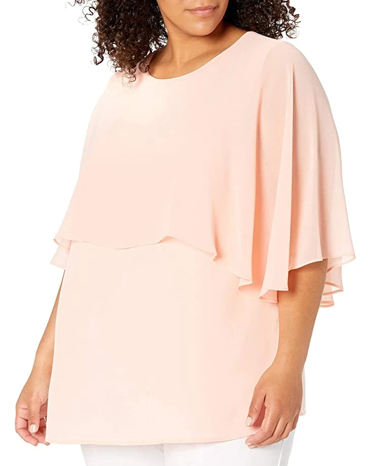 71BSsCmiwBL._AC_SR736920_.jpg Calvin Klein Women's Plus Size S/S Ruffle Top | Shirts & Tops -Calvin Klein Sales Shop 71BSsCmiwBL. AC SR736920