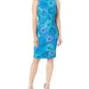 Calvin Klein Women's Scuba Sleeveless Princess Seamed Sheath Dress | Dresses