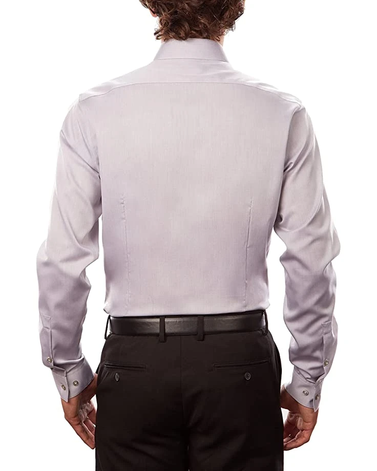 Calvin Klein Men's Dress Shirt Xtreme Slim Fit Non Iron Herringbone | Shirts & Tops 3 Calvin Klein Men's Dress Shirt Xtreme Slim Fit Non Iron Herringbone | Shirts & Tops - Image 3