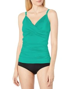 Calvin Klein Women's Standard Tankini Swimsuit with Adjustable Straps and Tummy Control | Swimwear -Calvin Klein Sales Shop 71Gk1filA6L. AC SR736920