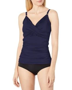 Calvin Klein Women's Standard Tankini Swimsuit with Adjustable Straps and Tummy Control | Swimwear -Calvin Klein Sales Shop 71H8c4G2AOL. AC SR736920