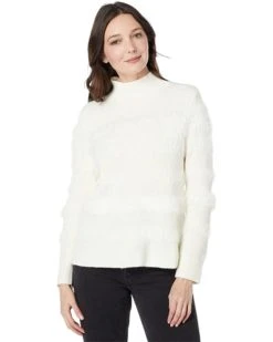Calvin Klein Eyelash Mock Neck Sweater | Sweaters