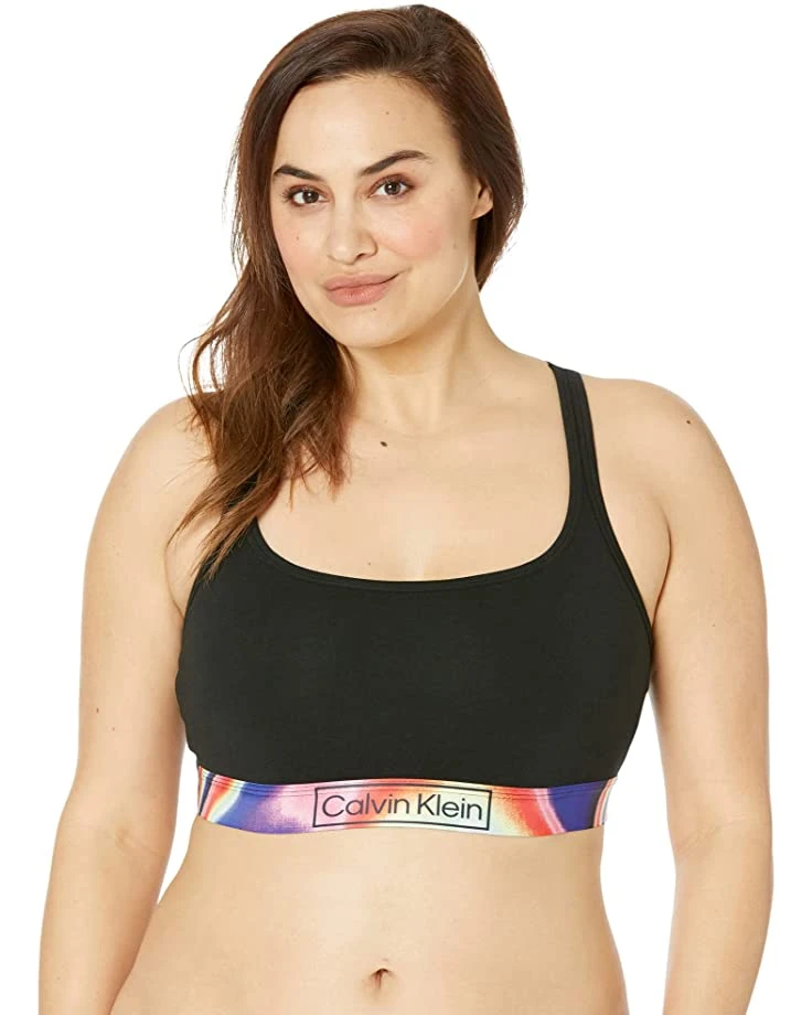 71IALxSRQmL._AC_SR736920_.jpg Calvin Klein Underwear Plus Size Reimagined Heritage Pride Unlined Bralette | Underwear & Intimates -Calvin Klein Sales Shop