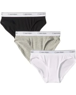 Calvin Klein Kids 3-Pack Bikini (Little Kids/Big Kids) | Underwear & Intimates