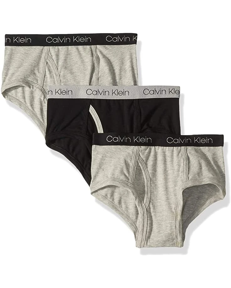 Calvin Klein Boys' Modern Cotton Assorted Briefs Underwear, Multipack 2 Calvin Klein Boys' Modern Cotton Assorted Briefs Underwear, Multipack - Image 2