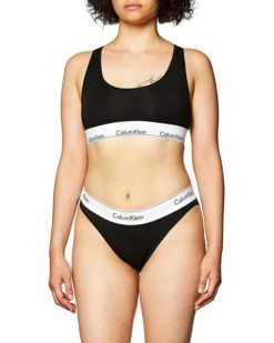 Calvin Klein Womens Modern Cotton Bralette and Bikini-set | Underwear & Intimates