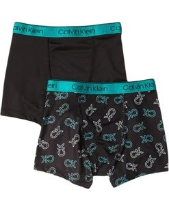 Calvin Klein Kids 2-Pack Performance Boxer Brief (Little Kids/Big Kids) | Underwear