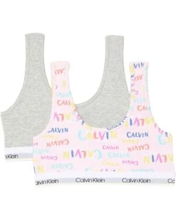Calvin Klein Kids 2-Pack Bralette (Little Kids/Big Kids) | Underwear & Intimates