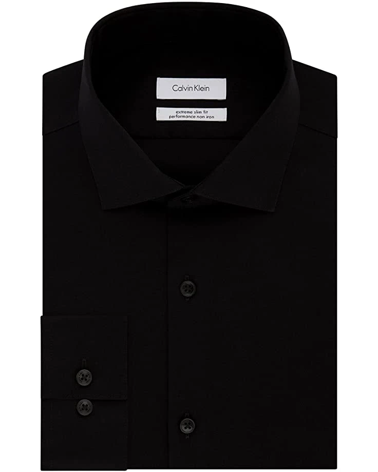 Calvin Klein Men's Dress Shirt Xtreme Slim Fit Non Iron Herringbone | Shirts & Tops 1 Calvin Klein Men's Dress Shirt Xtreme Slim Fit Non Iron Herringbone | Shirts & Tops