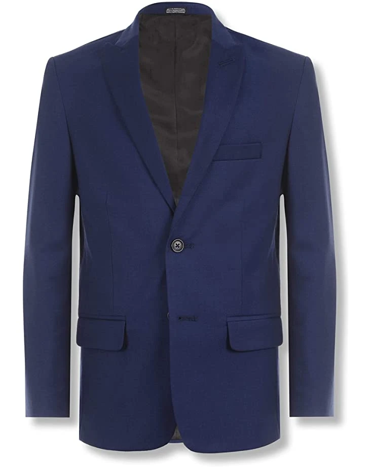 Calvin Klein Boys' Blazer Suit Jacket, 2-Button Single Breasted Closure, Buttoned Cuffs & Front Flap Pockets | Coats & Outerwear 1 Calvin Klein Boys' Blazer Suit Jacket, 2-Button Single Breasted Closure, Buttoned Cuffs & Front Flap Pockets | Coats & Outerwear