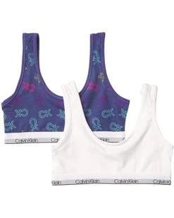 Calvin Klein Kids 2-Pack Classic Modern Crop Bra (Little Kids/Big Kids) | Underwear & Intimates -Calvin Klein Sales Shop 71PkYlnVpqL. AC SR736920