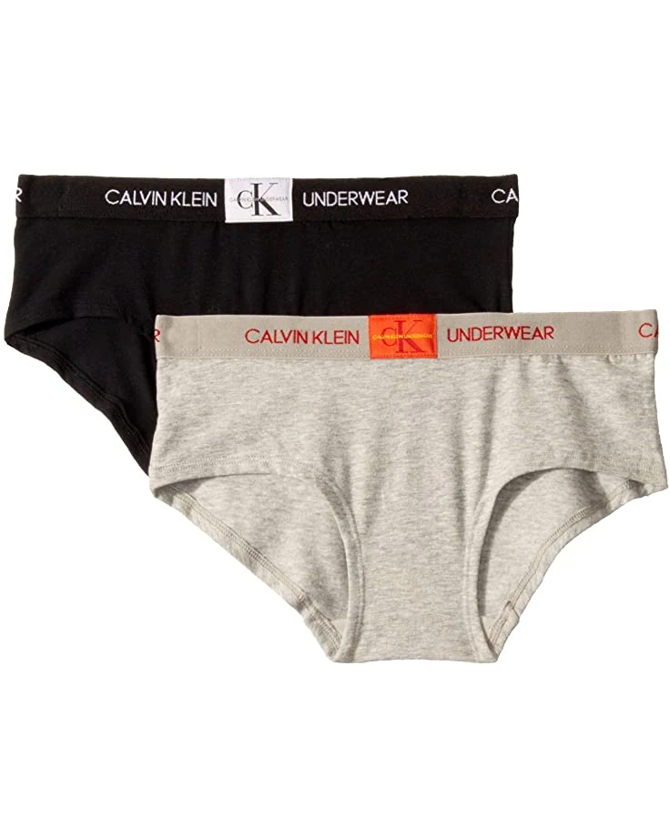 Calvin Klein Kids 2-Pack Monogram Hipster (Little Kids/Big Kids) | Underwear & Intimates 1 Calvin Klein Kids 2-Pack Monogram Hipster (Little Kids/Big Kids) | Underwear & Intimates