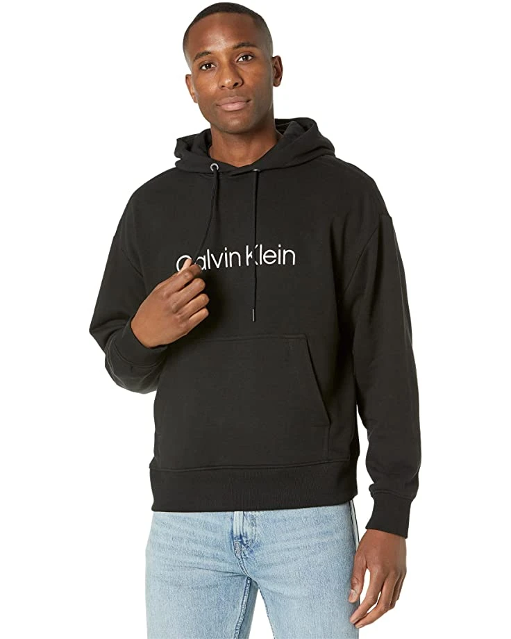 Calvin Klein Long Sleeve Oversize CK Logo Terry Pullover Hoodie | Hoodies & Sweatshirts 1 Calvin Klein Long Sleeve Oversize CK Logo Terry Pullover Hoodie | Hoodies & Sweatshirts