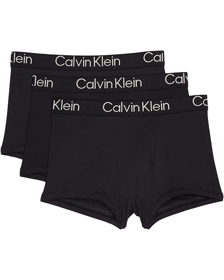 Calvin Klein Underwear Eco Pure Modal Trunks 3-Pack | Underwear 1 Calvin Klein Underwear Eco Pure Modal Trunks 3-Pack | Underwear