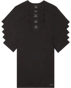 Calvin Klein Underwear Cotton Classics Slim Fit V-Neck 5-Pack | Shirts & Tops