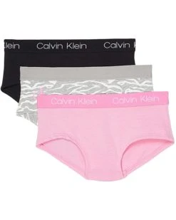 Calvin Klein Kids 3-Pack Hipster (Little Kids/Big Kids) | Underwear & Intimates