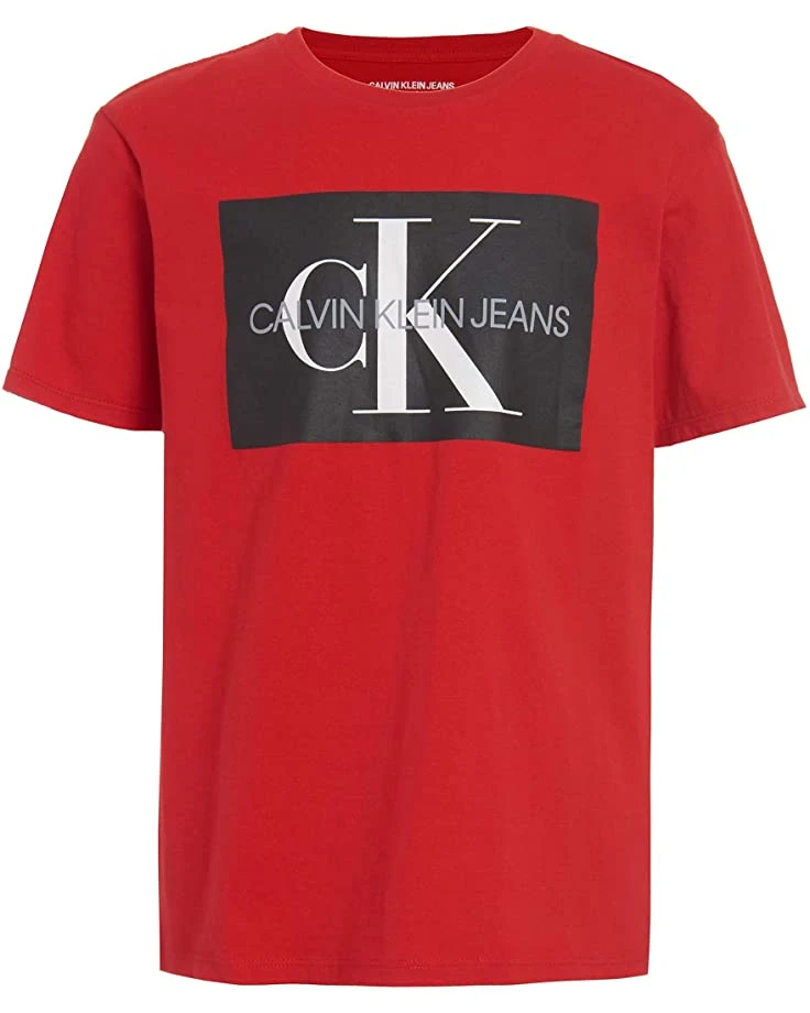 Calvin Klein Boys' Institution Logo Crew Neck Tee Shirt | Shirts & Tops 2 Calvin Klein Boys' Institution Logo Crew Neck Tee Shirt | Shirts & Tops - Image 2