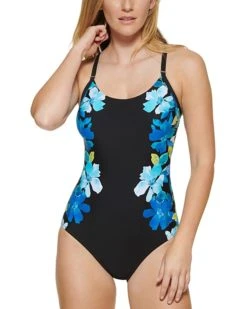 Calvin Klein Over-the-Shoulder One-Piece | Swimwear