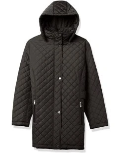 Calvin Klein Women's Mid-Weight Diamond Quilted Jacket (Standard and Plus) | Coats & Outerwear