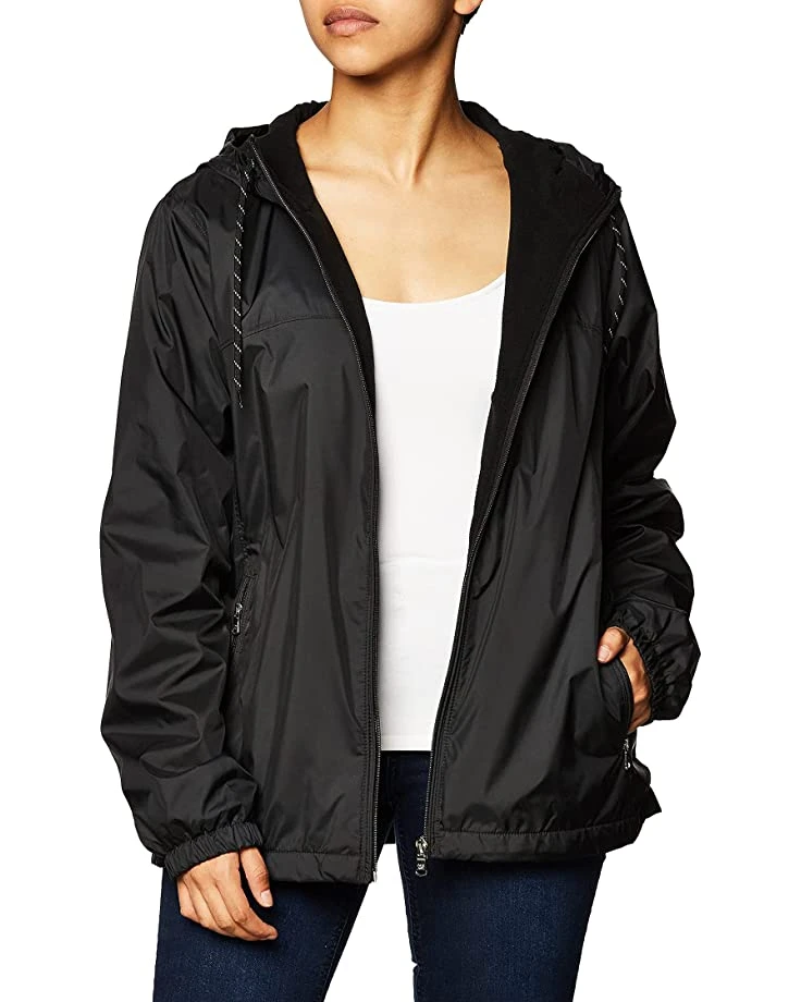Calvin Klein Womens Zip Front Windbreaker | Coats & Outerwear 2 Calvin Klein Womens Zip Front Windbreaker | Coats & Outerwear - Image 2