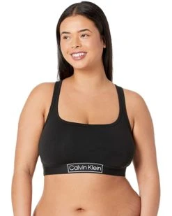 Calvin Klein Underwear Plus Size Reimagined Heritage Unlined Bralette | Underwear & Intimates