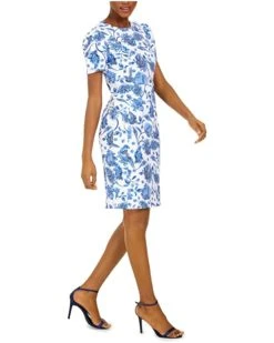 Calvin Klein Women's Petite Short Sleeved Sheath with Princess Seams Dress | Dresses -Calvin Klein Sales Shop 71UkCKe6jbL. AC SR736920