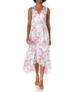 Calvin Klein Women's Chiffon Sleeveless V Neck Maxi Dress | Dresses -Calvin Klein Sales Shop 71YAOulEDdL. AC SR736920