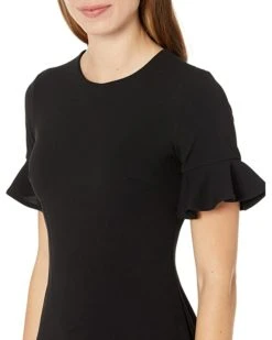 Calvin Klein Short Ruffle Sleeve Dress | Dresses -Calvin Klein Sales Shop 71YS gO0fhL. AC SR736920