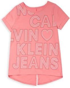 Calvin Klein Girls' Ck Logo Tee | Shirts & Tops -Calvin Klein Sales Shop 71YoT2mEyKS. AC SR736920