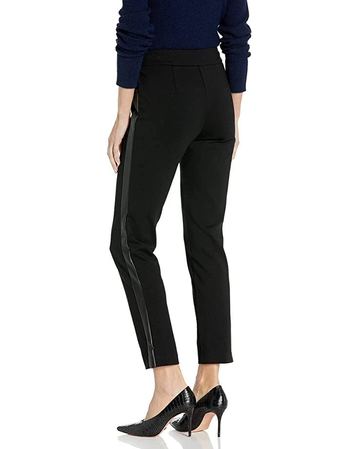 Calvin Klein Women's Faux Leather Side Pant | Pants 2 Calvin Klein Women's Faux Leather Side Pant | Pants - Image 2