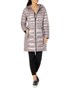 Calvin Klein Women's Walker Packable Jacket With Hood | Coats & Outerwear