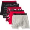 Calvin Klein Boys' Modern Cotton Assorted Boxer Briefs Underwear, Multipack
