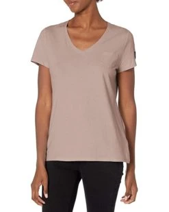 Calvin Klein Women's Short Sleeve Cropped Logo T-Shirt | Shirts & Tops