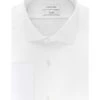Calvin Klein Men's Dress Shirt Slim Fit Non Iron Stretch Solid French Cuff | Shirts & Tops