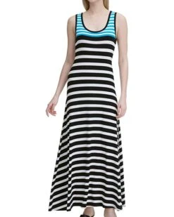 Calvin Klein Women's Stripe Maxi Dress | Dresses