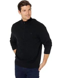 Calvin Klein Long Sleeve Solid Merino 1/4 Zip 12GG | Sweaters