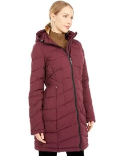 Calvin Klein Zip Front Stretch Walker Length Coat with Hood and Side Pockets | Coats & Outerwear -Calvin Klein Sales Shop 71lMgL70adL. AC SR736920
