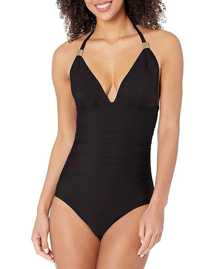Calvin Klein Women's Standard Halter One Piece | Swimwear 1 Calvin Klein Women's Standard Halter One Piece | Swimwear