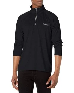 Calvin Klein Men's Move 365 Stretch Quick Dry Moisture Wicking Quarter Zip | Shirts & Tops